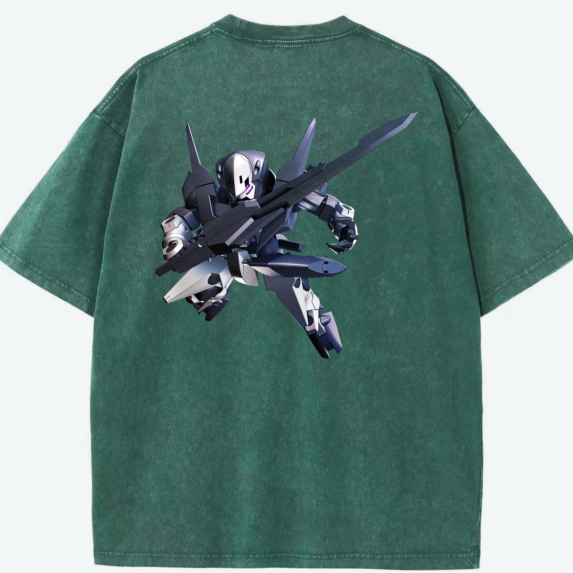 （画像用） 機動戦士ガンダム Mobile Suit Gundam 綿100% ヴィンテージ風 半袖Tシャツ（背面プリント）